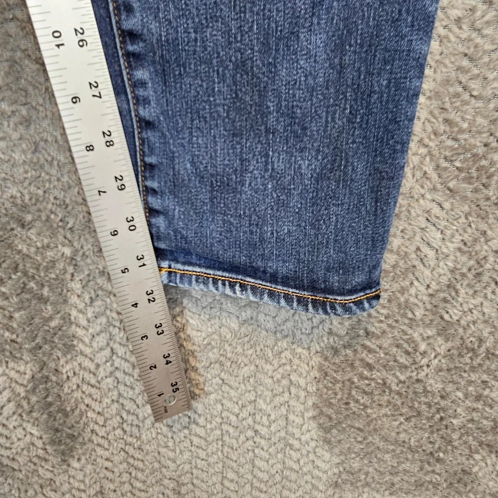 Gap Denim Mens 32x32 Slim Fit Blue Jeans Medium Wash‎ Stretch Lyocell Blend